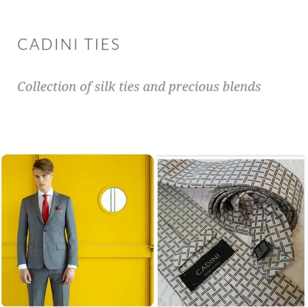 ❤HP❤CADINI Made in Italy Silk Tie